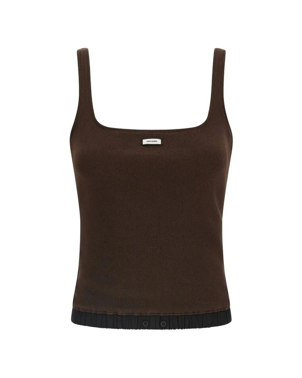 Entire studios Brown "Lounge" Tank