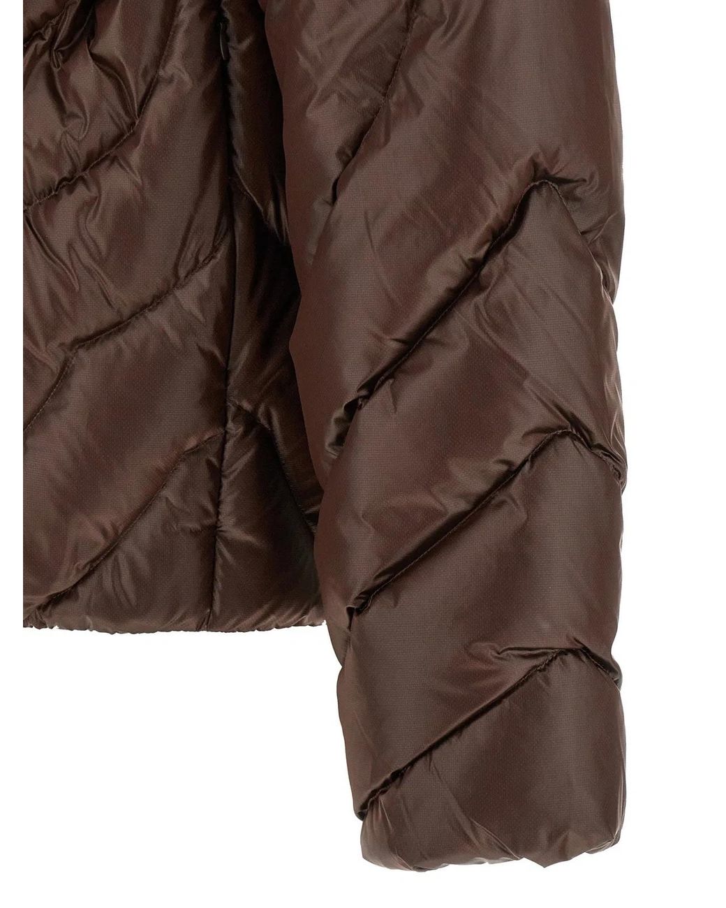 Casablanca Brown 'Monogram' Quilting Down Jacket for men