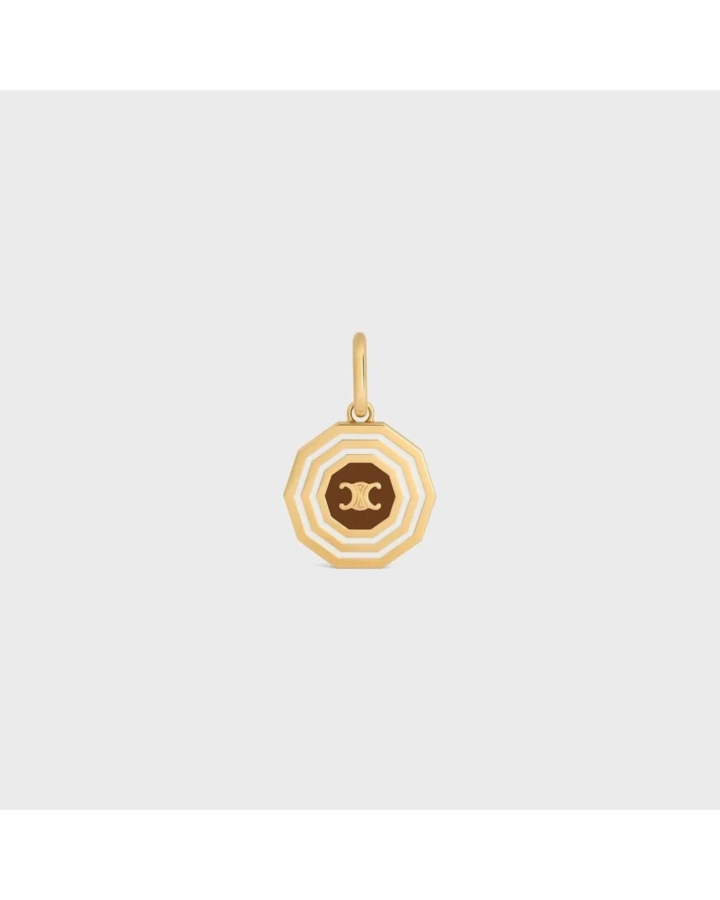 Céline Metallic Decagon Triomphe Medal