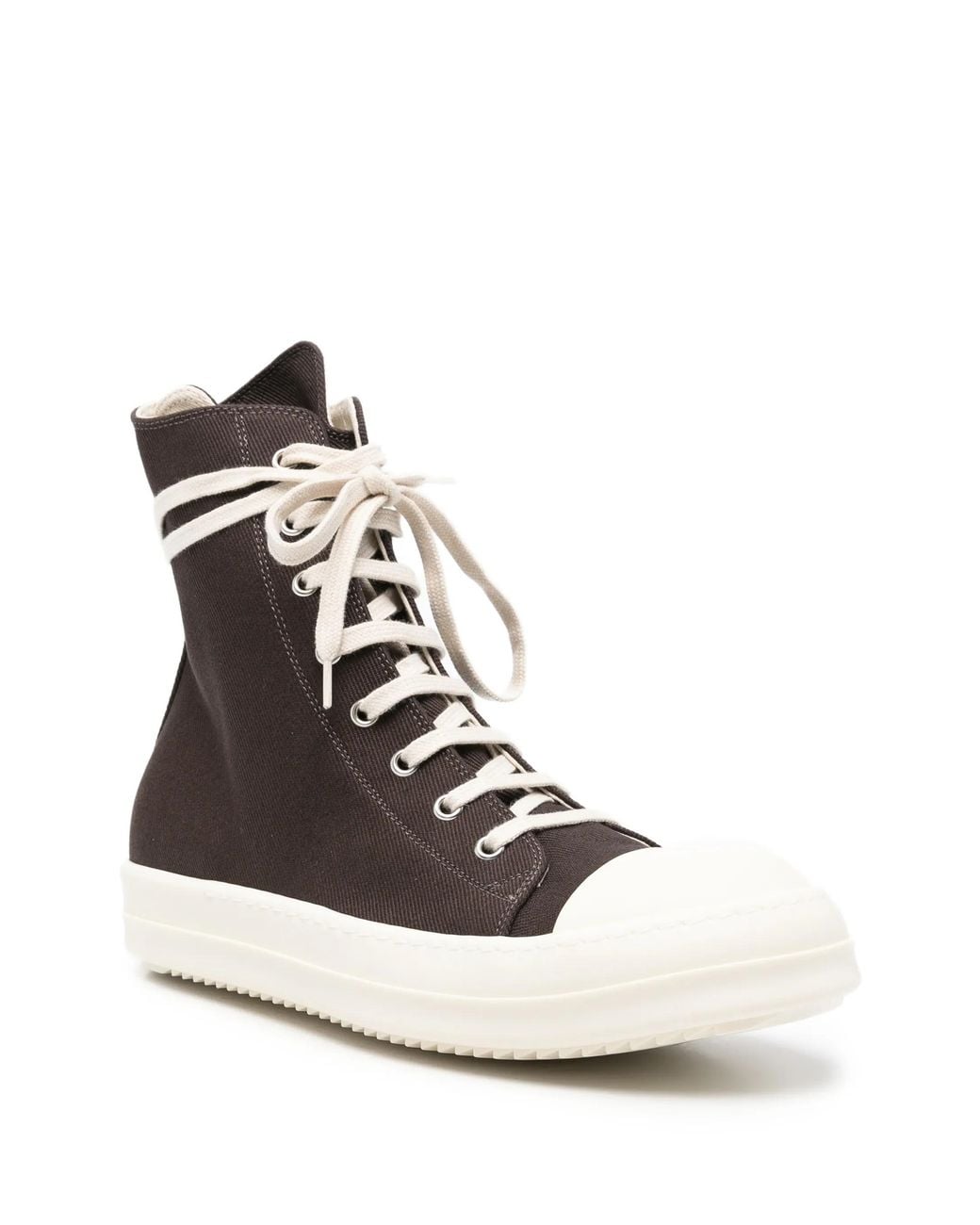 Rick Owens Black High Sneaks for men