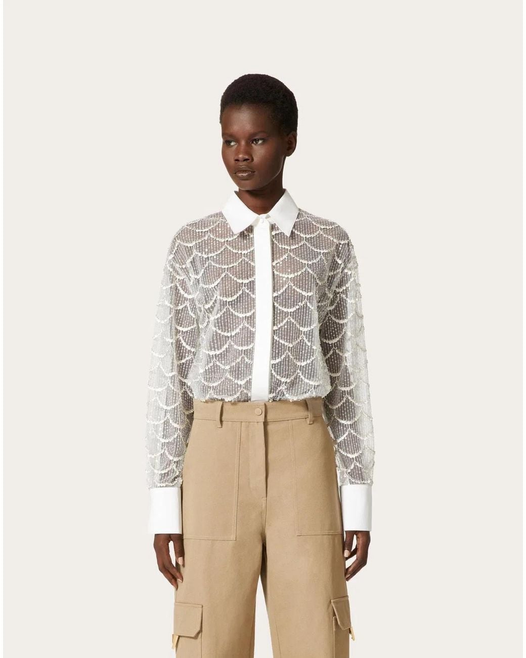 Valentino Garavani White Camicia