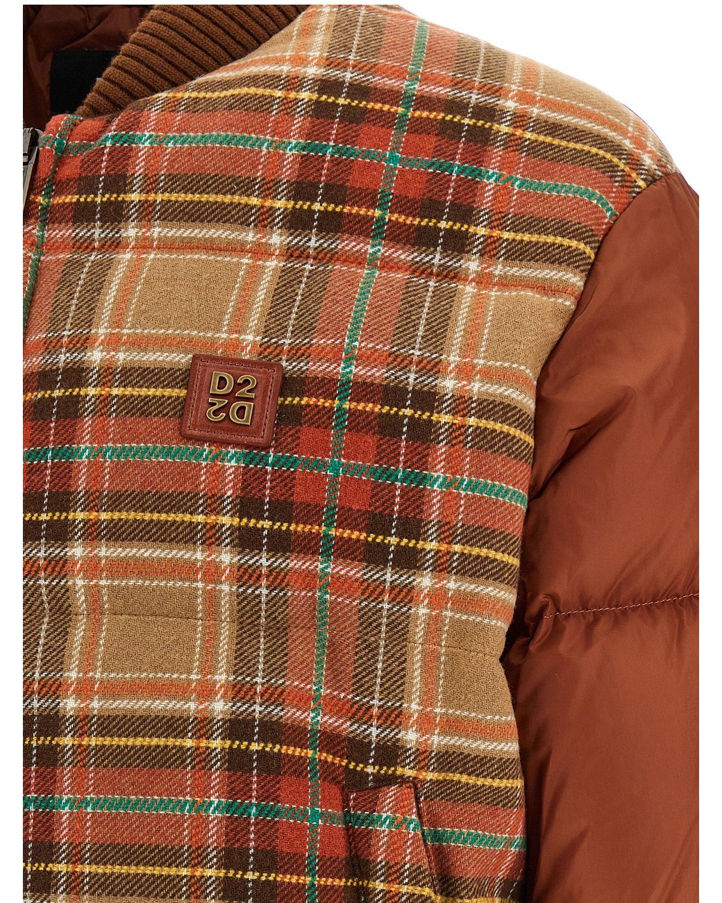 DSquared² Brown 'D2 Upside Down' Bomber Jacket for men