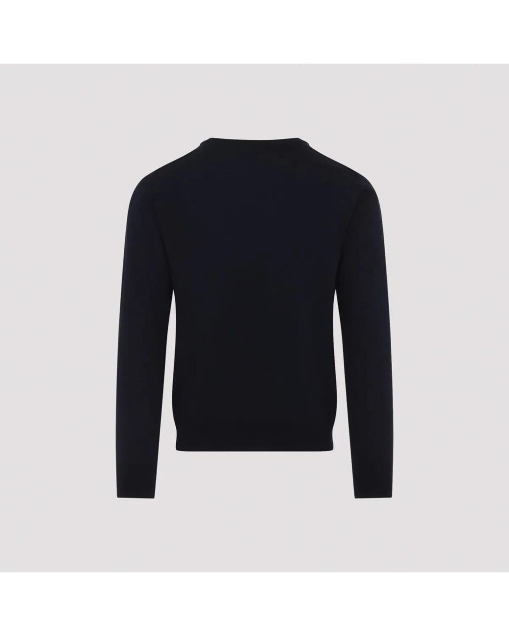 Valentino Blue Wool Crewneck Sweater for men