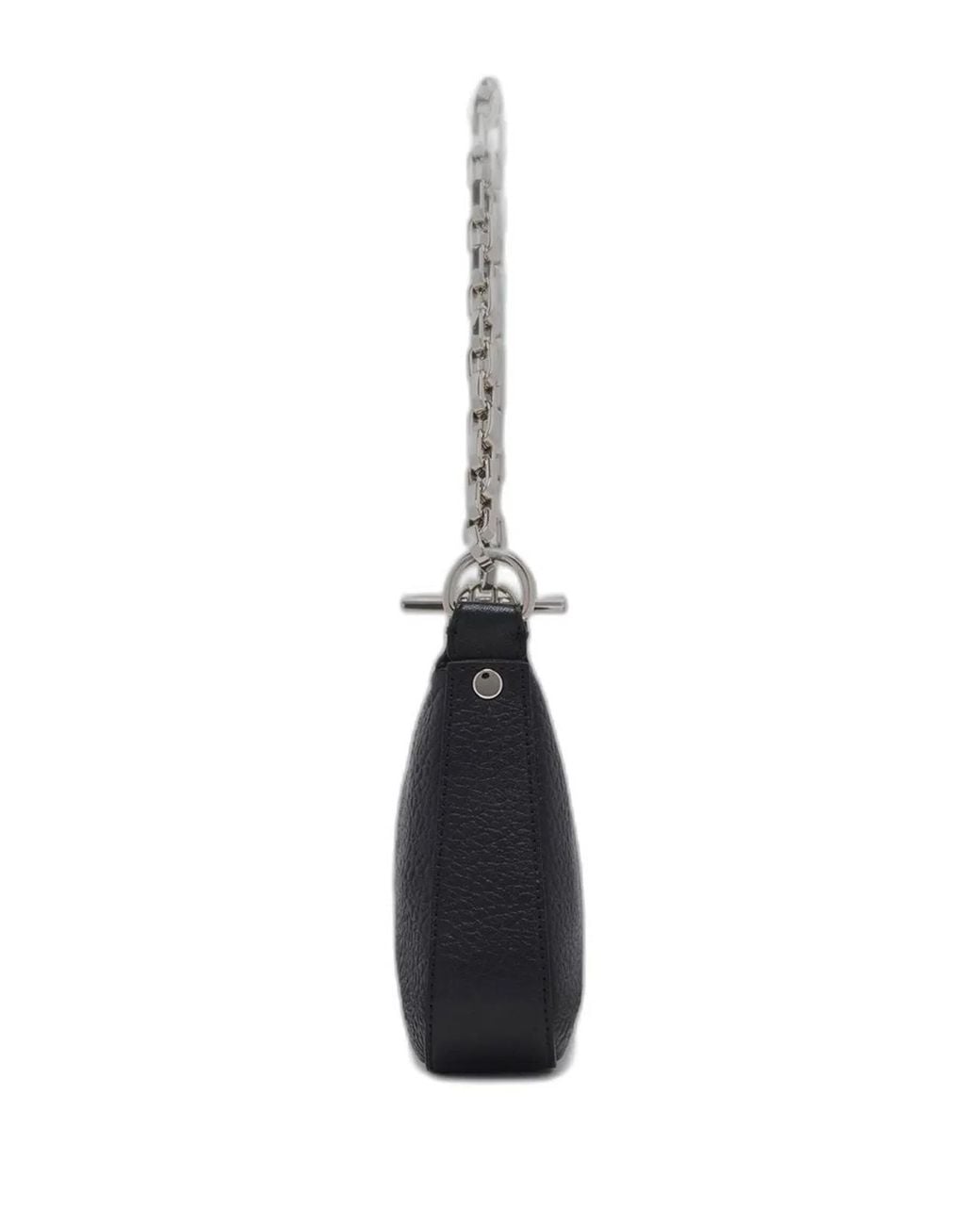 McQueen Black T Bar Mini Pouch Purse