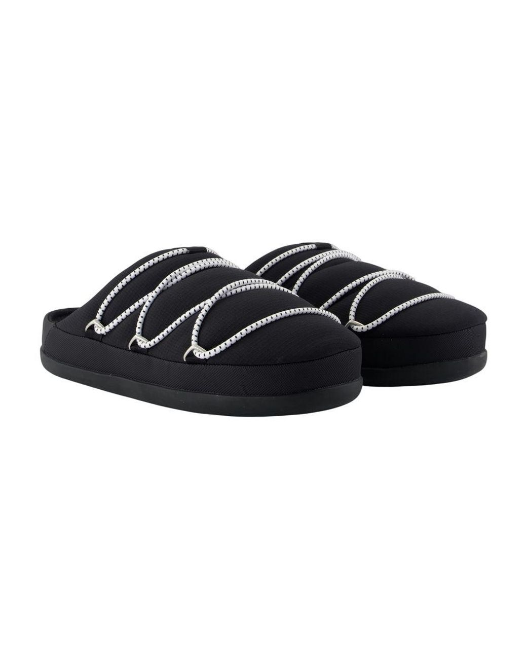 Moon Boot Blue Mules