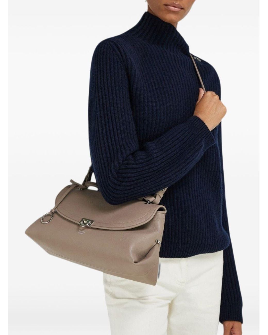 Ferragamo Brown Dark Handbag