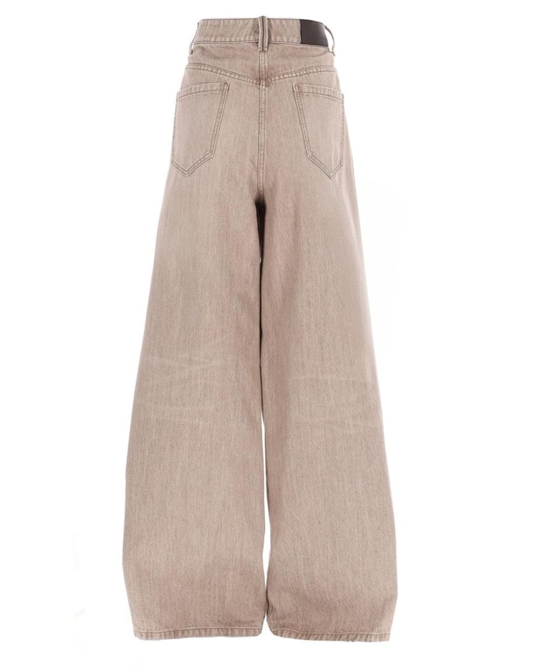 Brunello Cucinelli Natural Denim Barrel Jeans