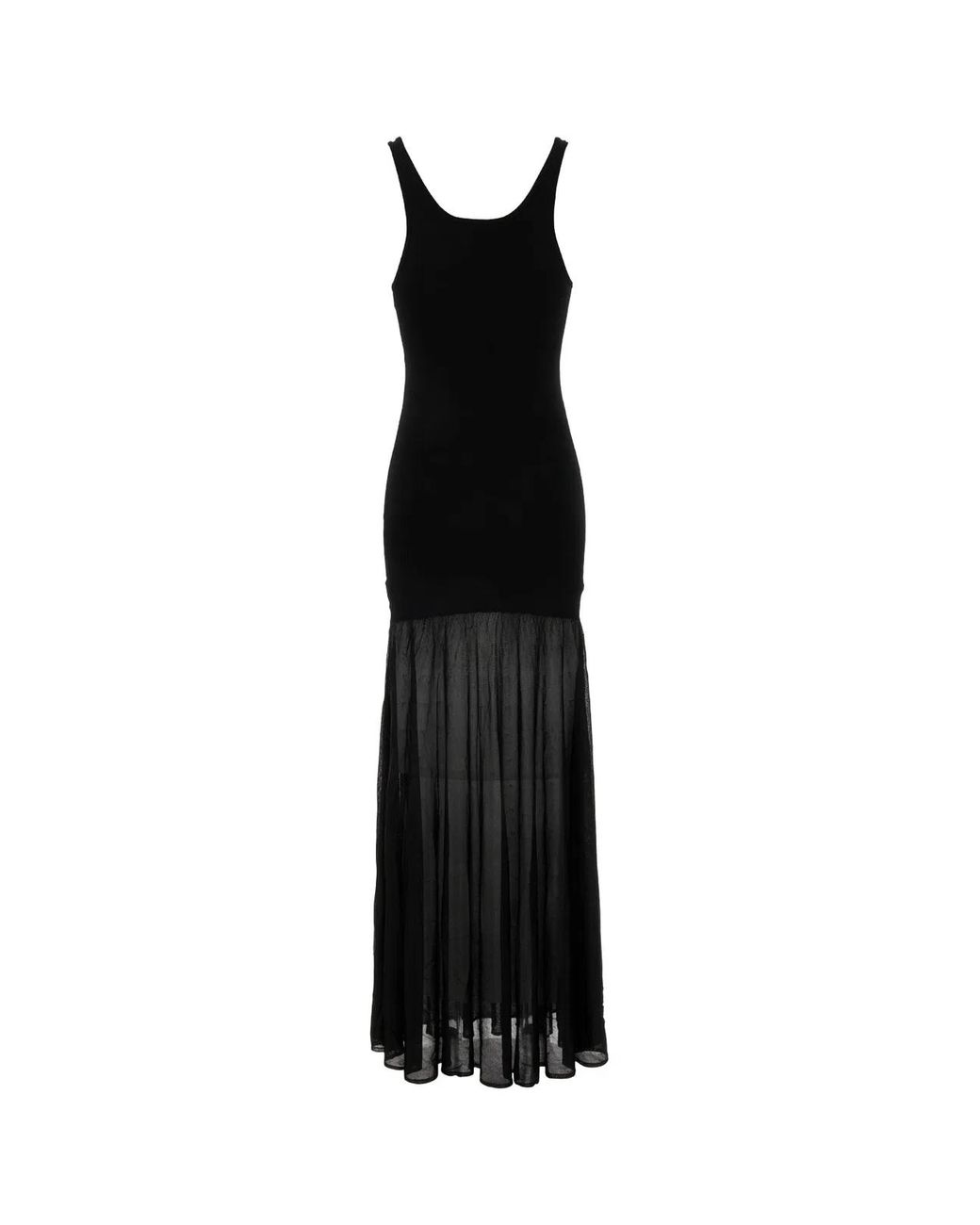 Totême Black Evening Tank Dress