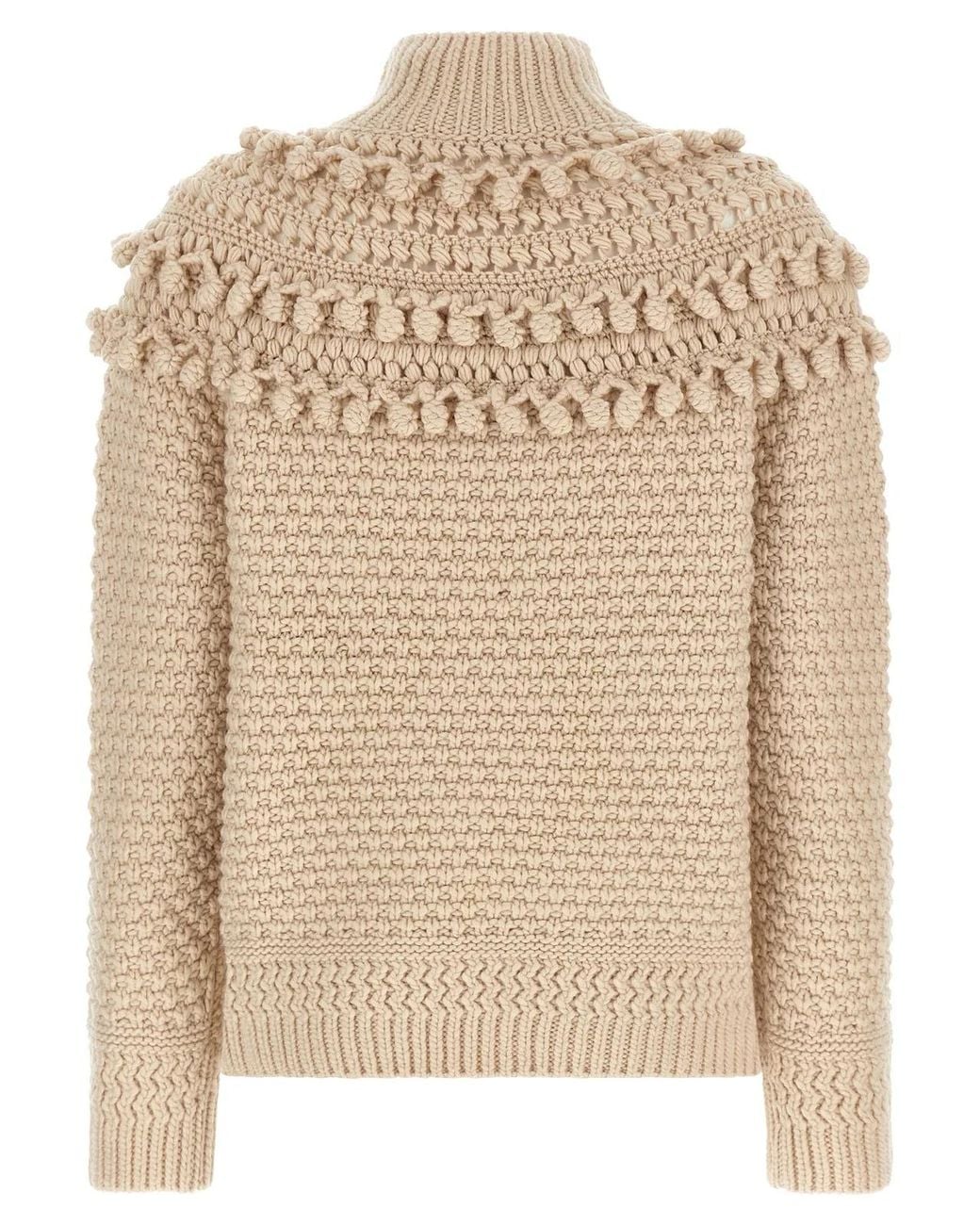 Zimmermann Natural 'Hypnotic Bauble' Sweater