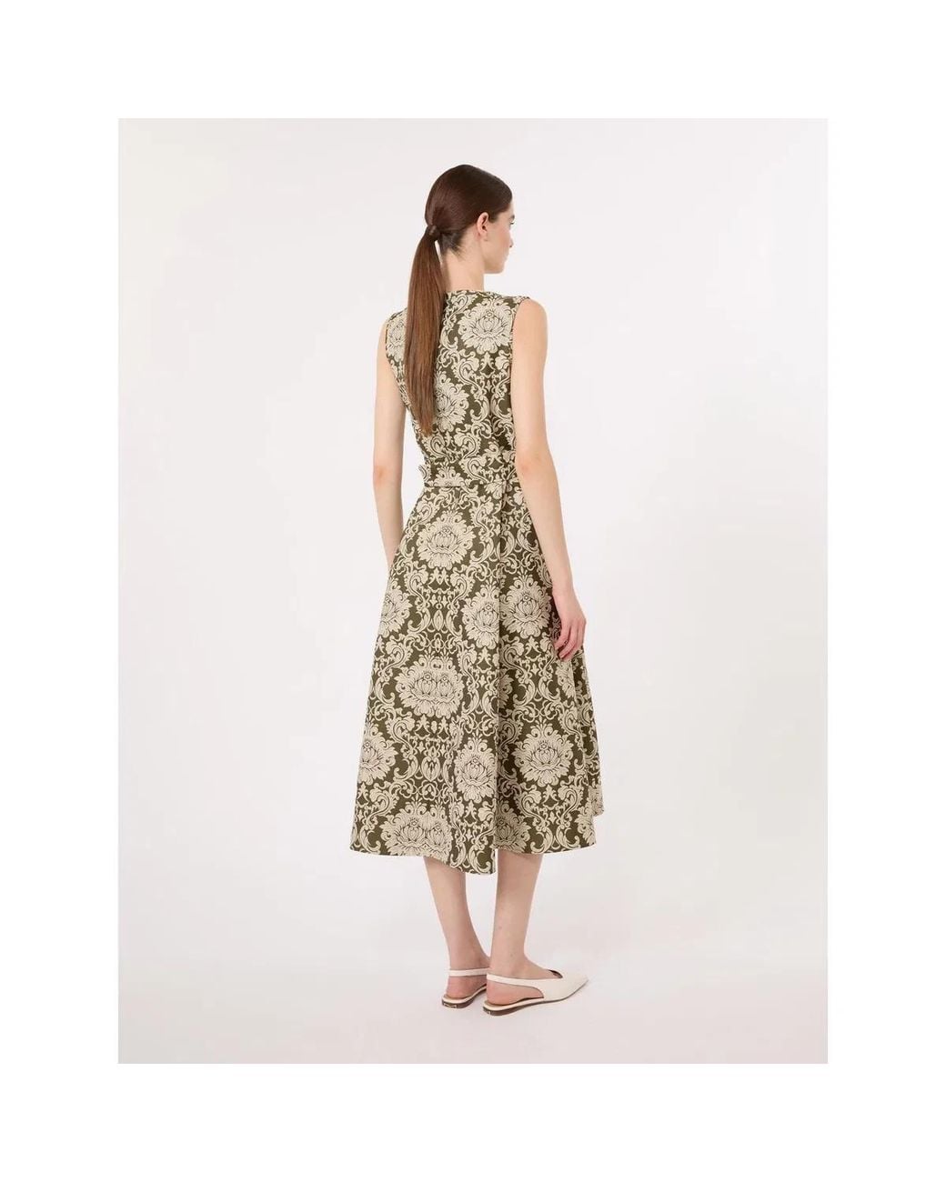 Max Mara White S Max Mara Stmterzo Dress