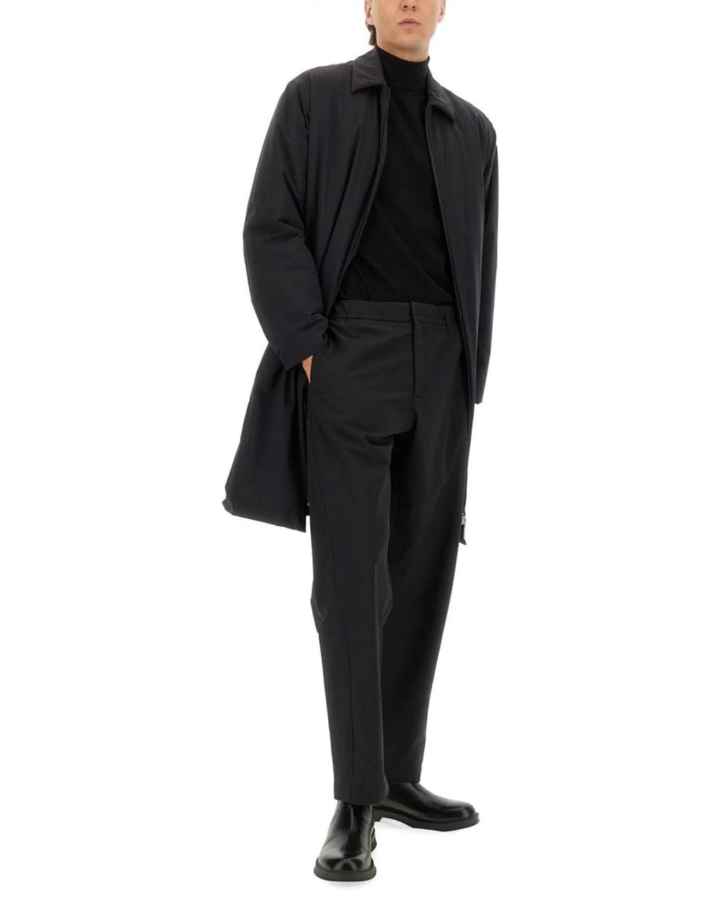 Laminar Black Comfort Tech Pants for men