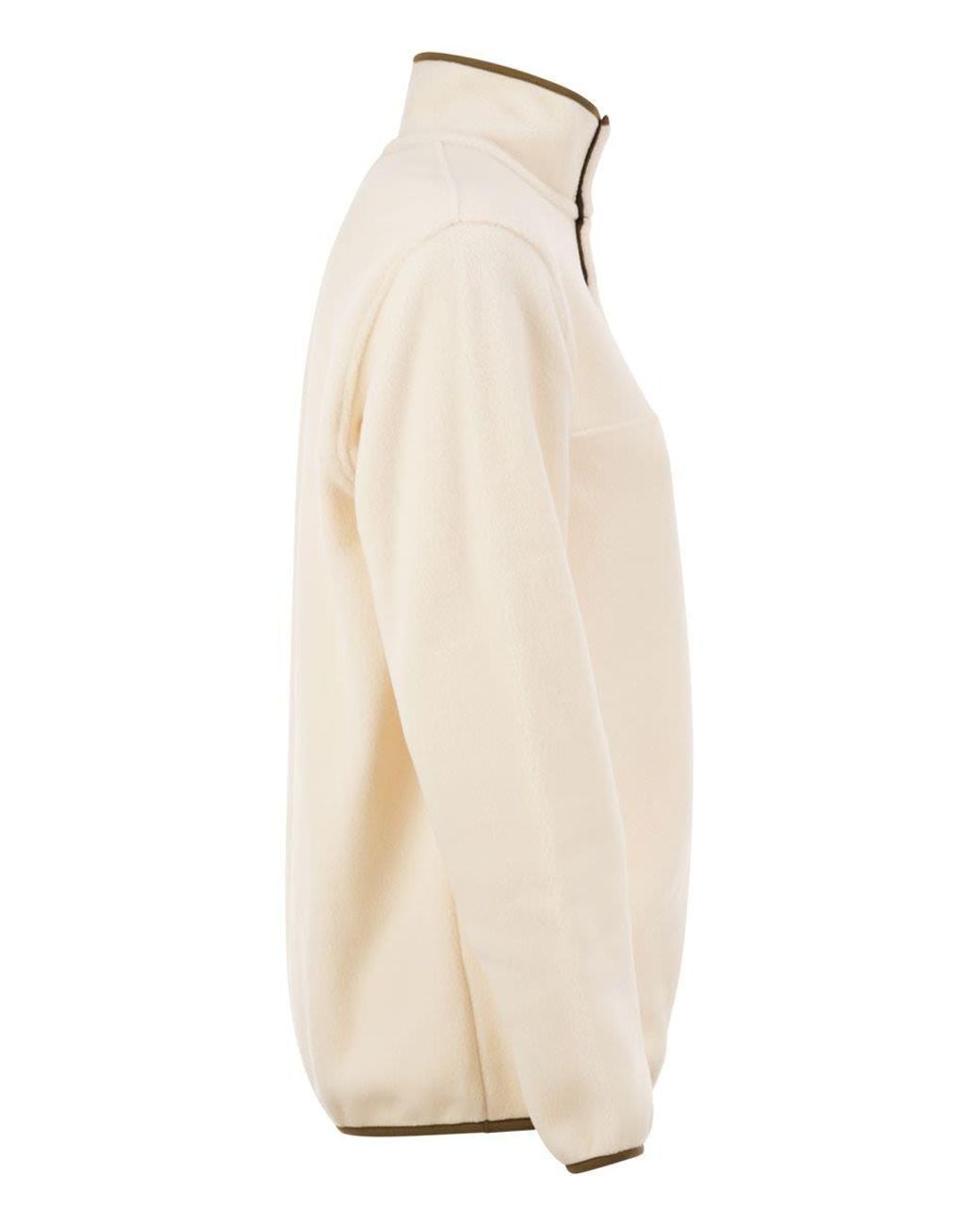 Patagonia Natural Recycled Fleece Snap-Button Pullover