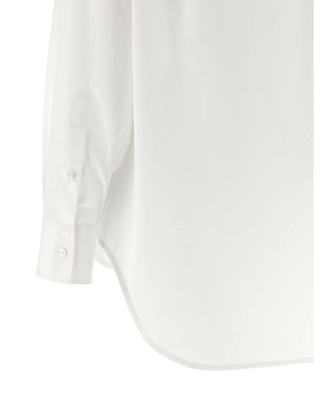 Maison Margiela White Cotton Blouse