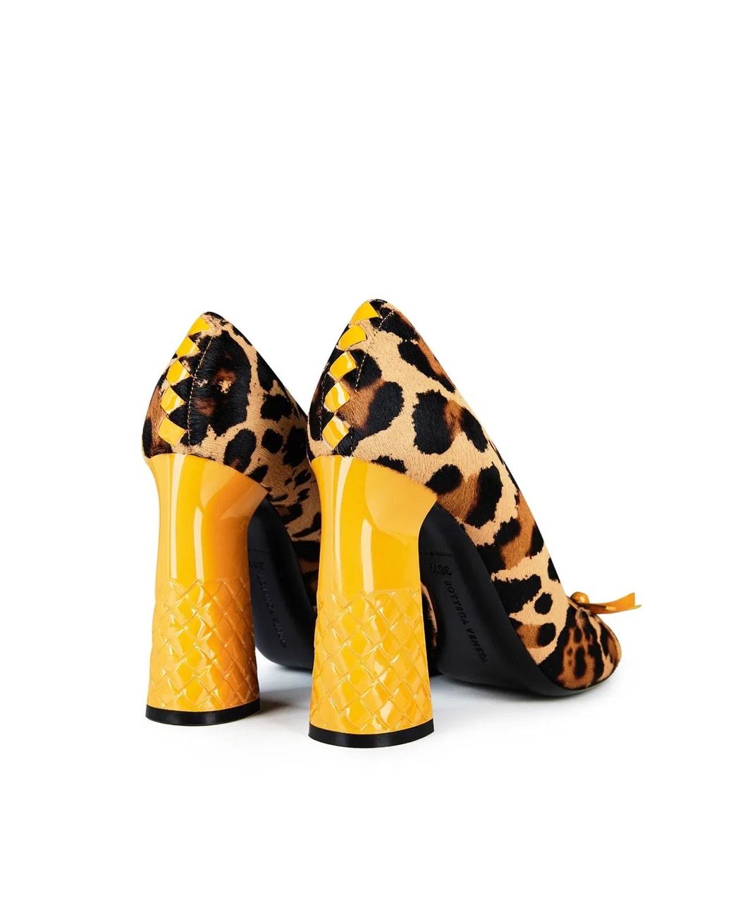 Bottega Veneta Metallic Pony Pollock Pumps