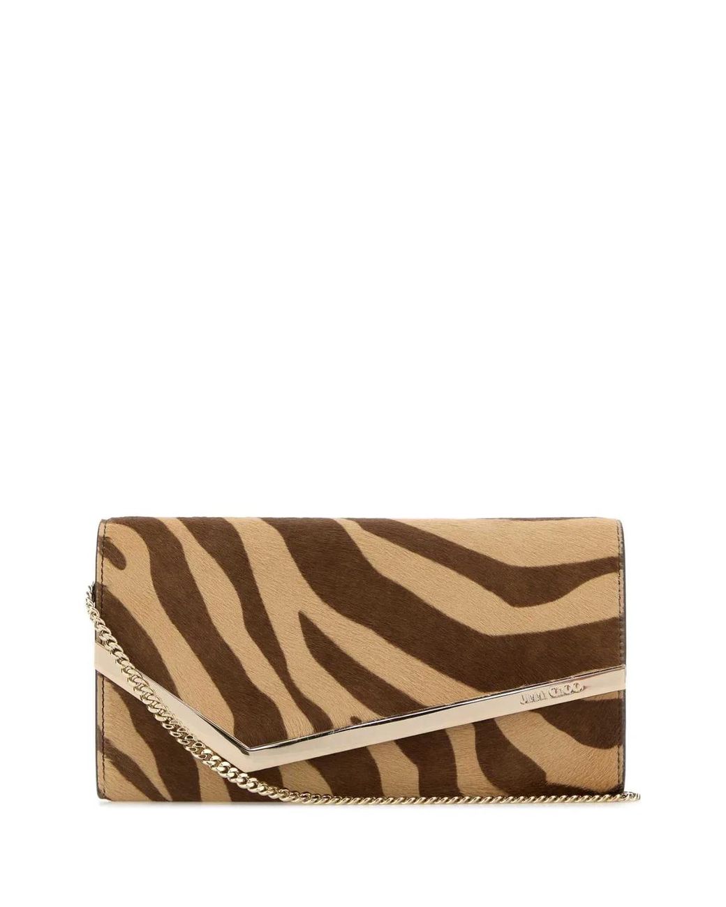 Jimmy Choo Brown Clutch 'Emmie'