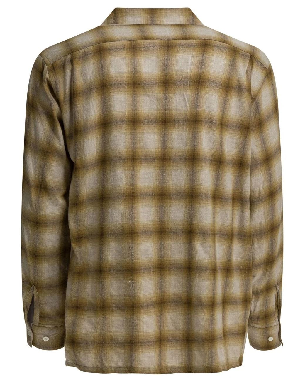 Beams Plus Green Cotton Wool Shirt for men