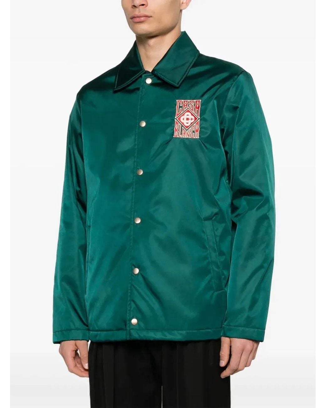 Casablanca Green Stadium Jacket for men