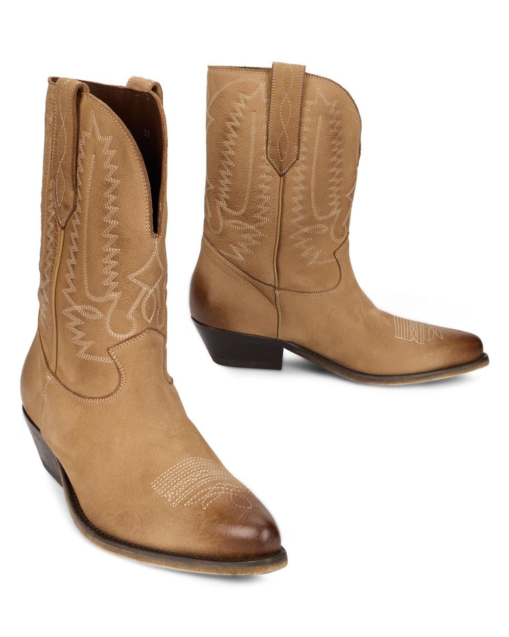 Golden Goose Deluxe Brand Brown Cowboy Boots