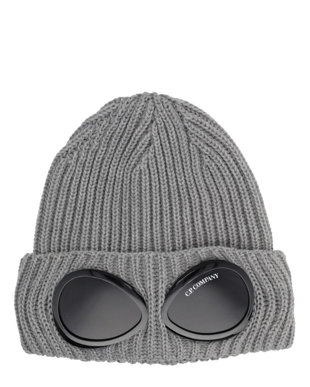 C P Company Gray Berretto Con Occhiale for men