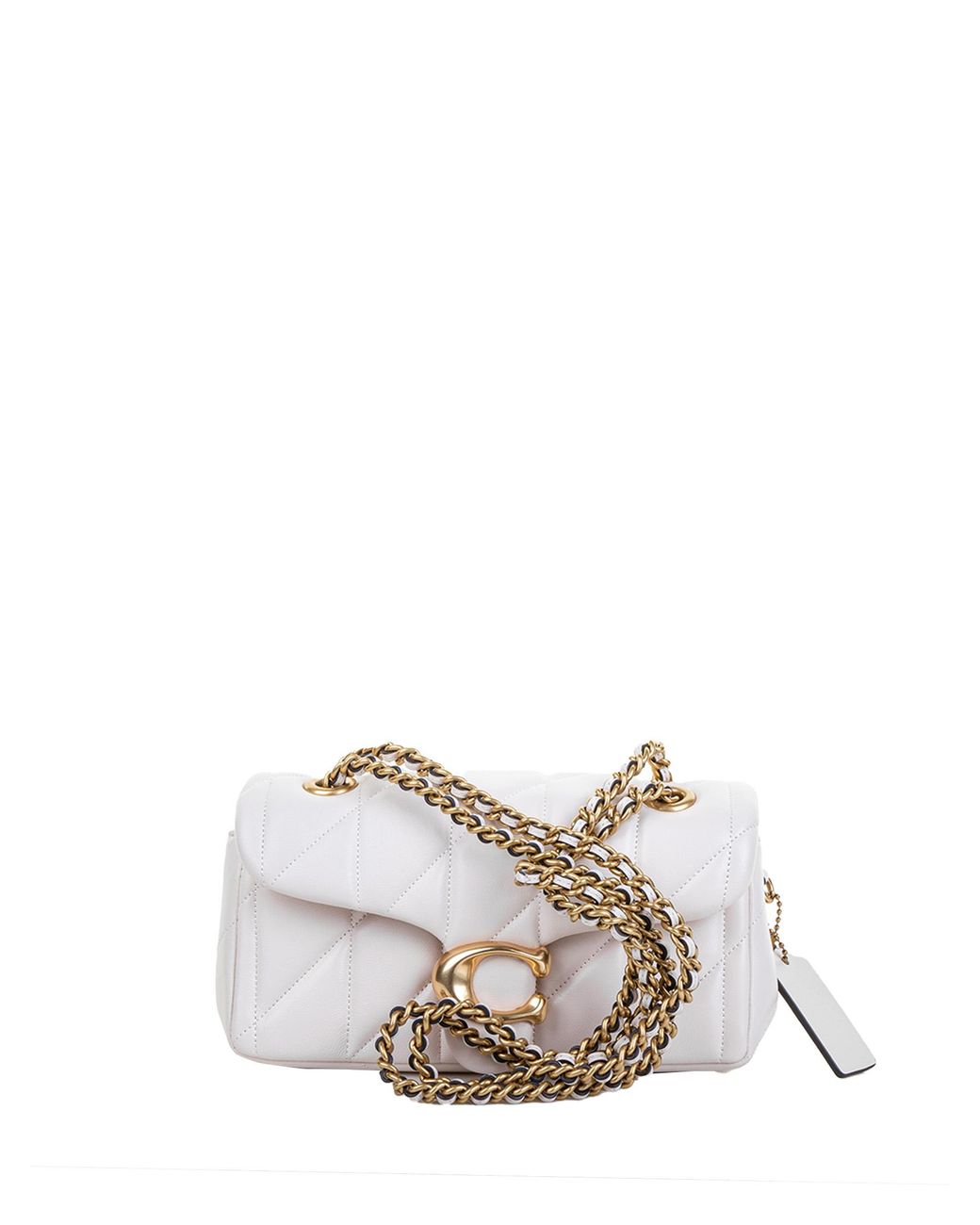 COACH White Tabby 20 Crossbody