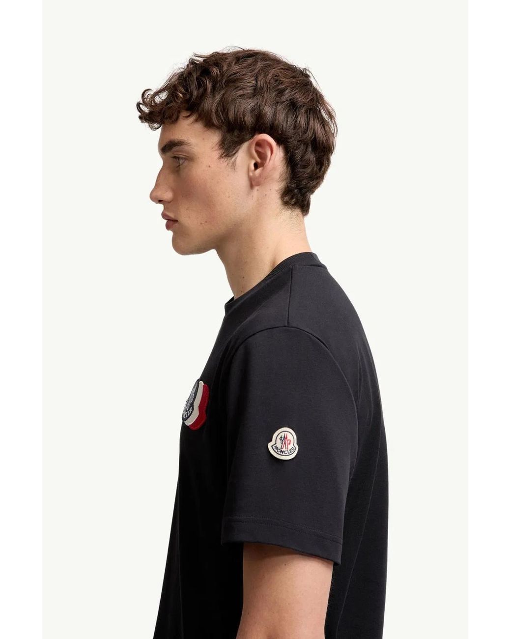 Moncler Black Ss T-Shirt for men