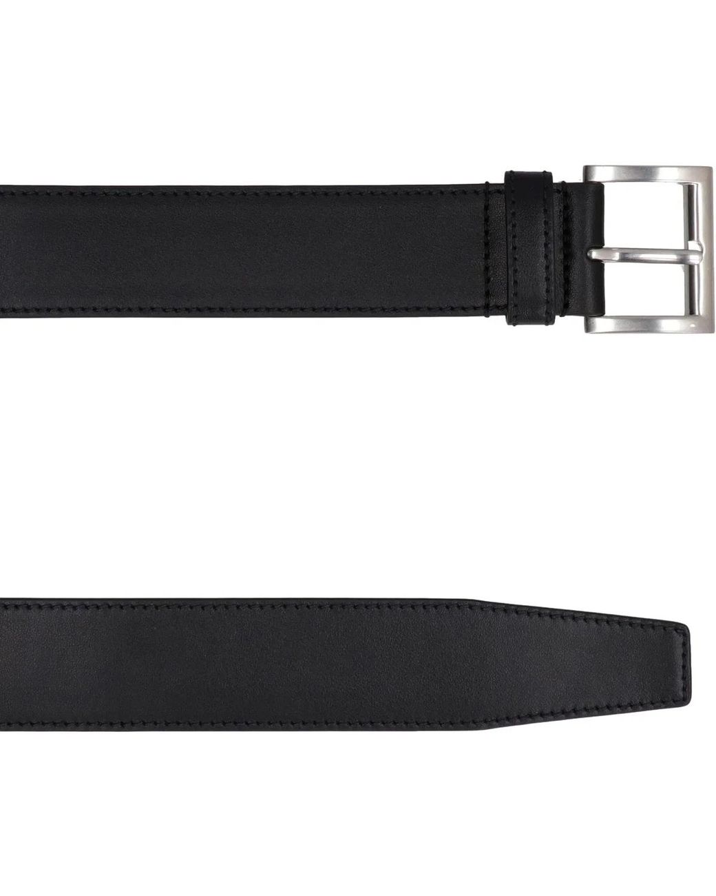 Prada Black Leather Belt