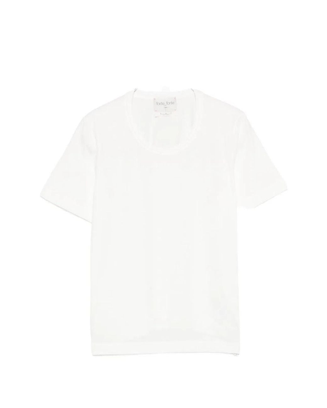 Forte_forte White Organic Cotton T-Shirt