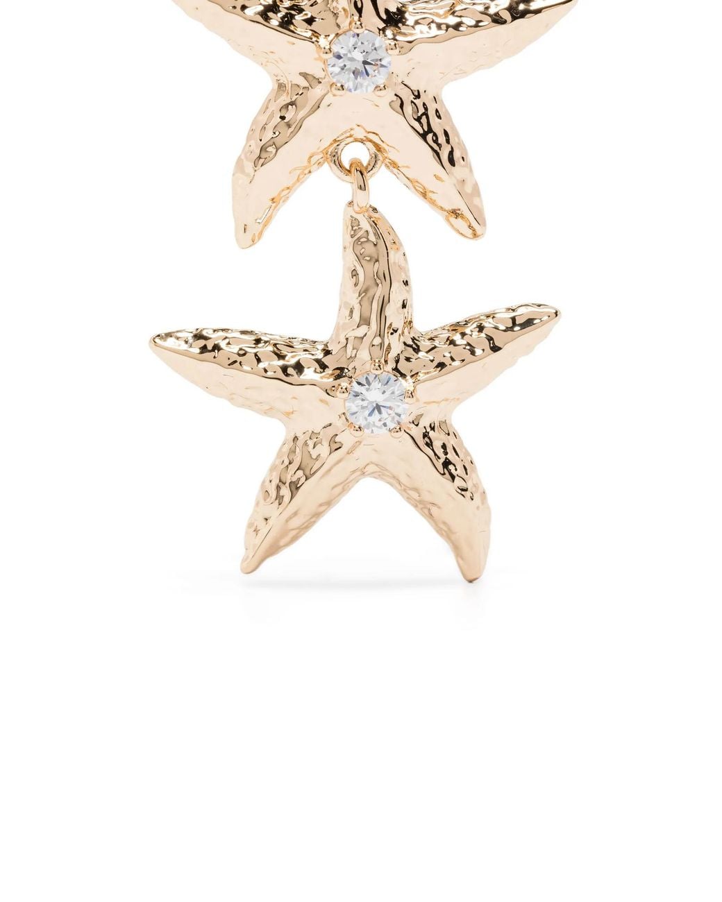 Self-Portrait White Sea Star Earrings