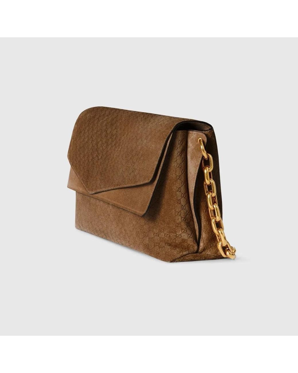 Gucci Brown Chain Bag Large