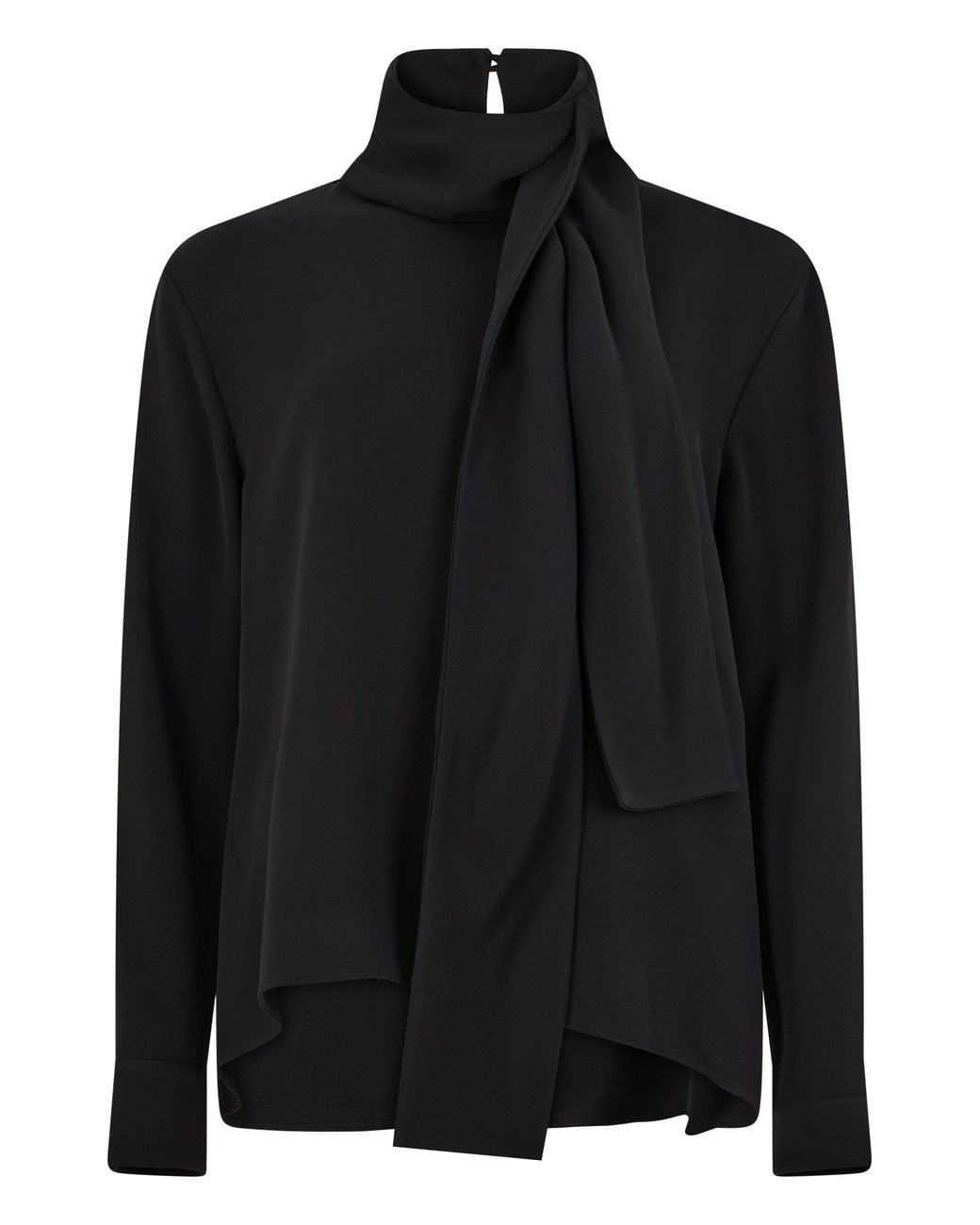 Balenciaga Black Blouse With Collar