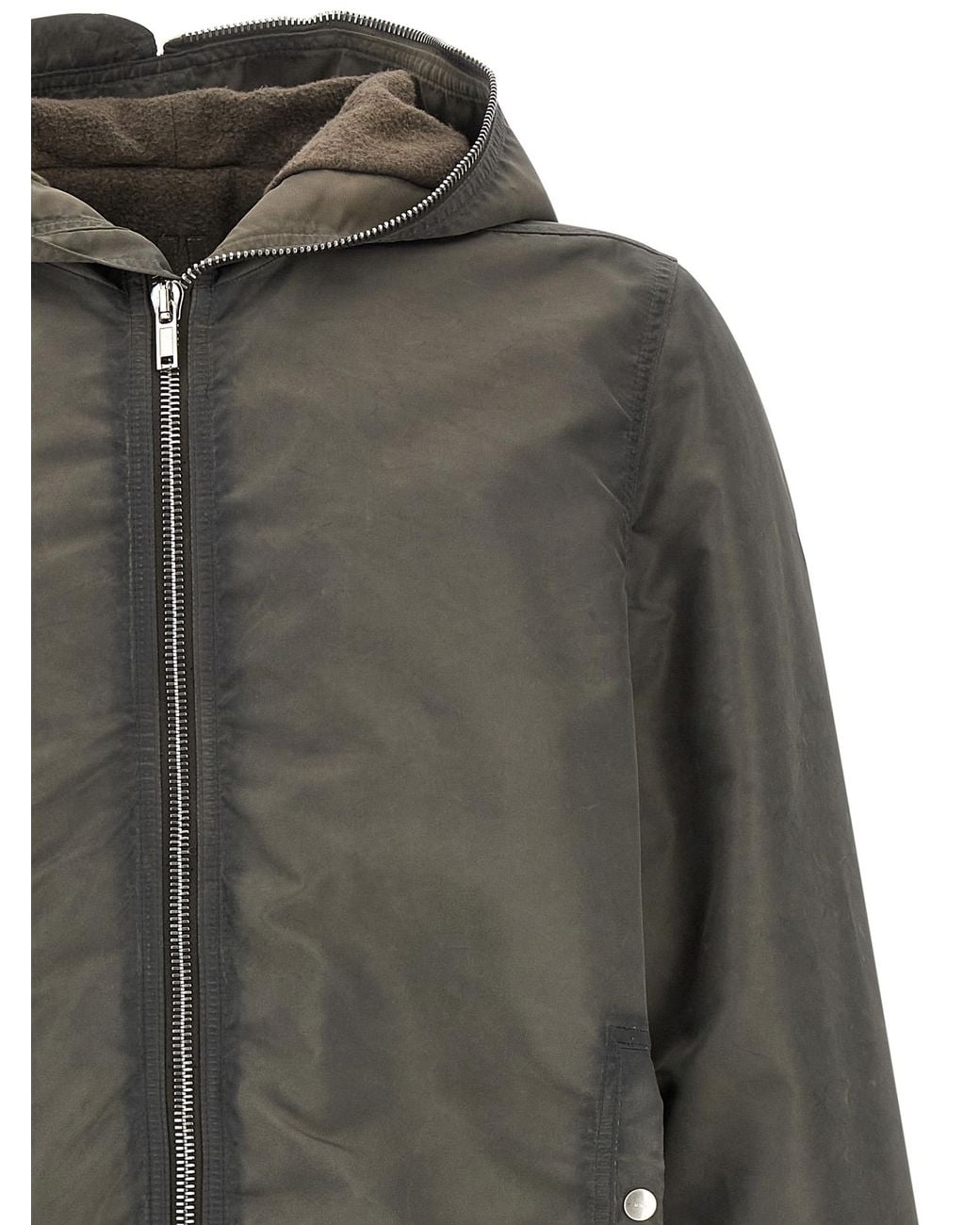 Rick Owens Gray 'Gimp Zipfront' Jacket for men