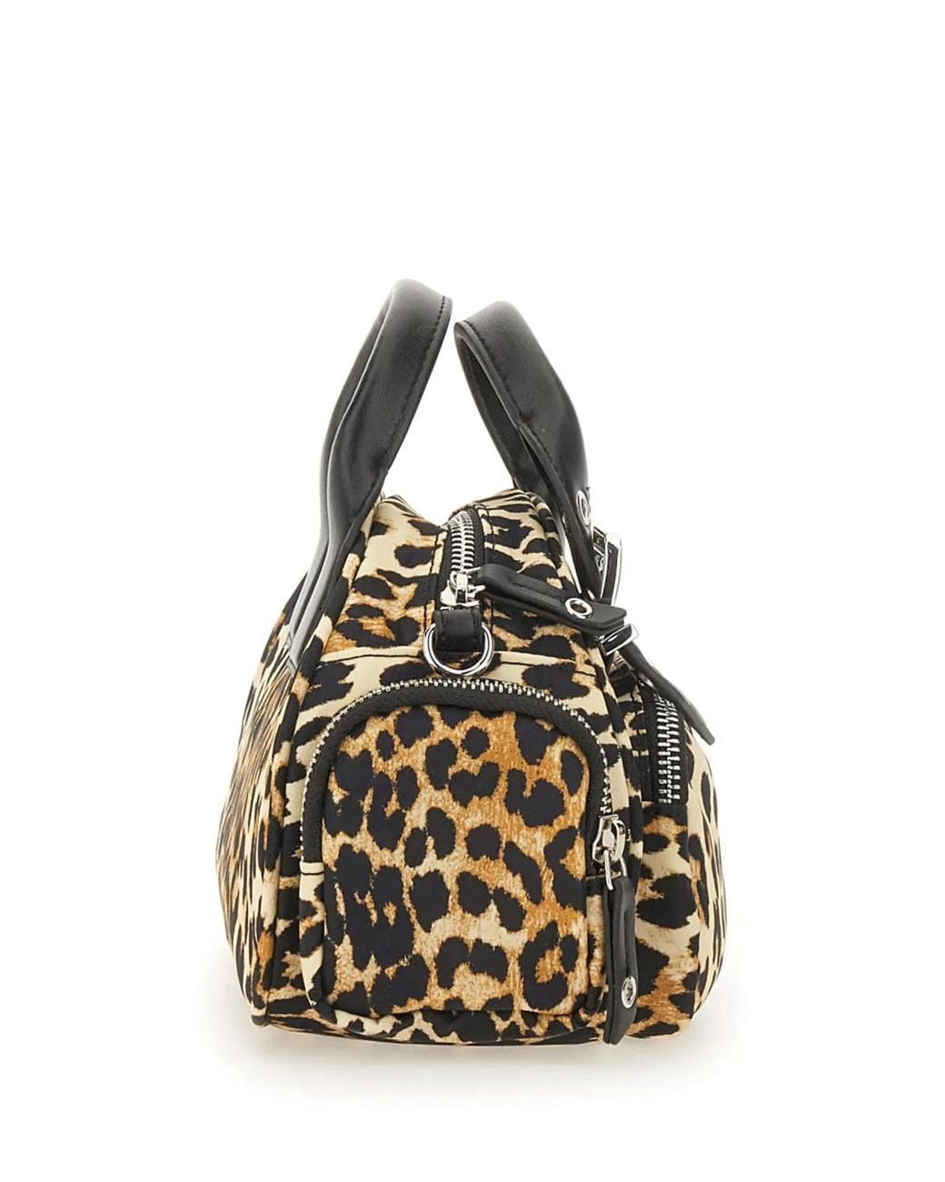 Ganni Black Nylon Small Duffle Bag