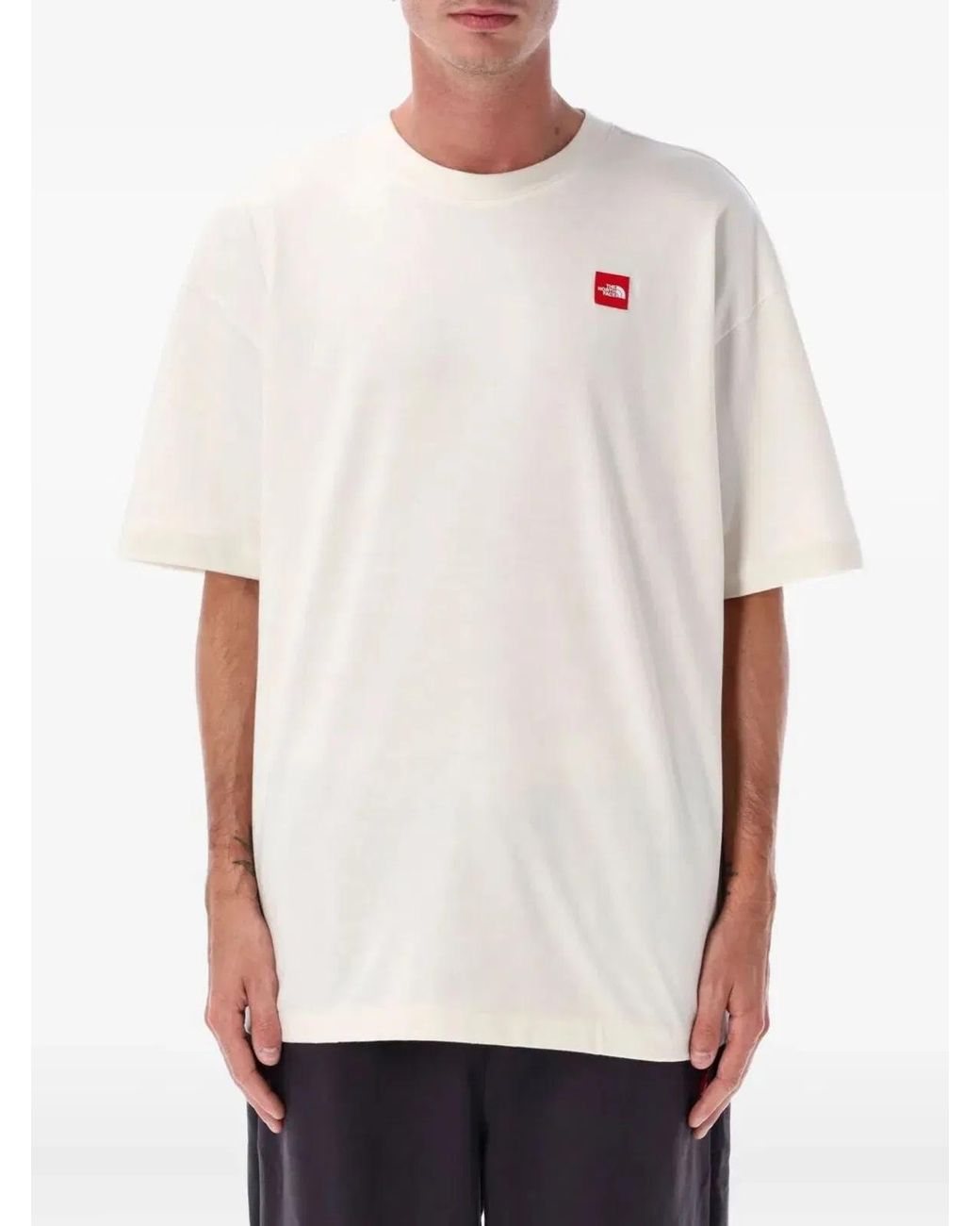 The North Face White Redbox" Short Sleeves Tee