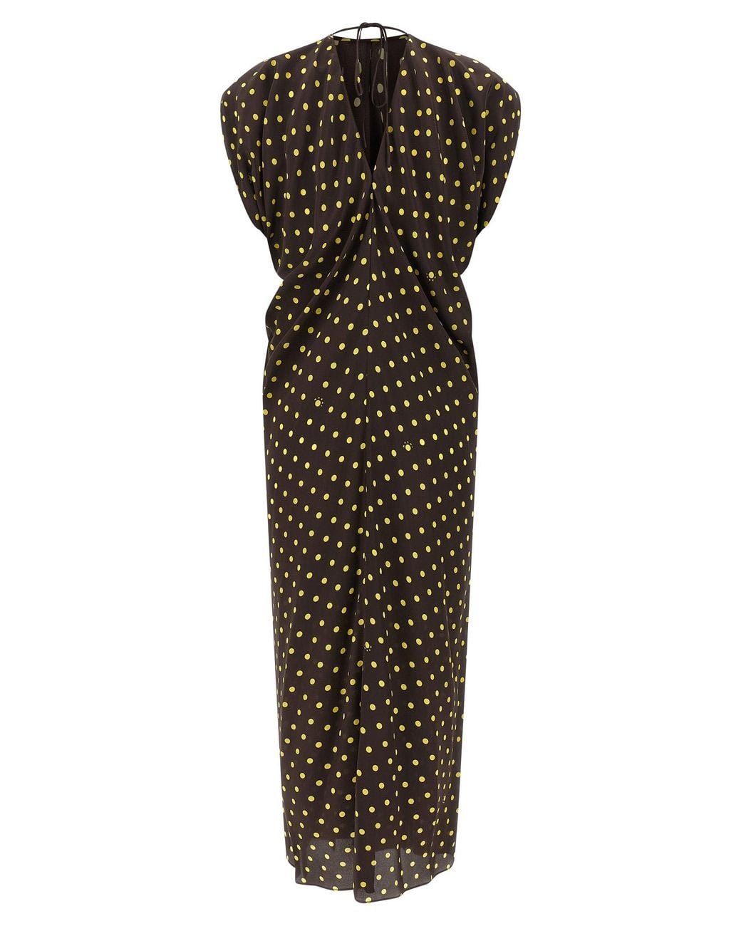 Marni Brown Polka Rhythm Dress