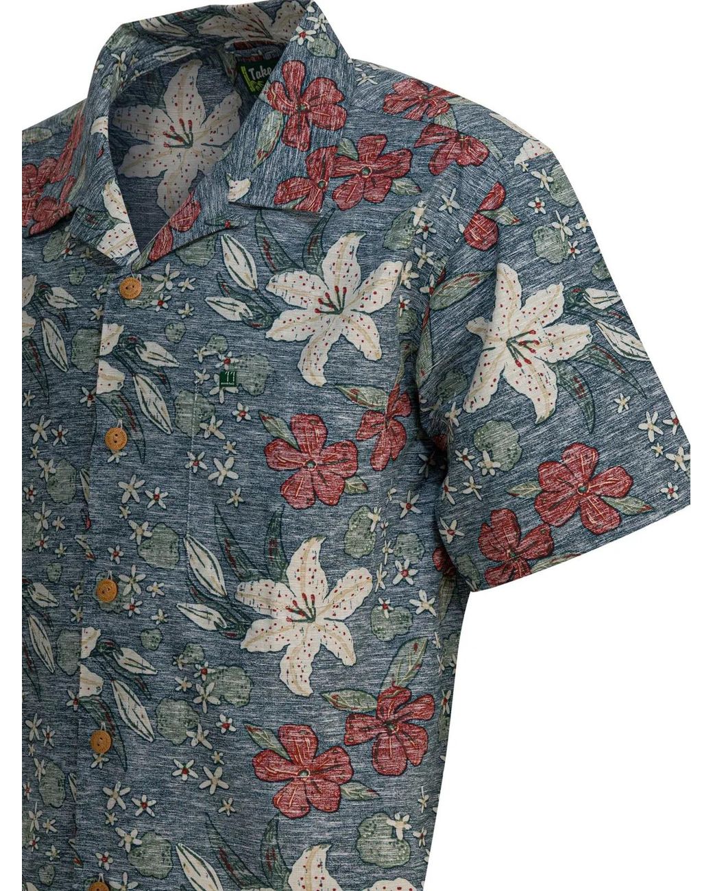 Montbell Gray Cotton Bamboo Shirt for men