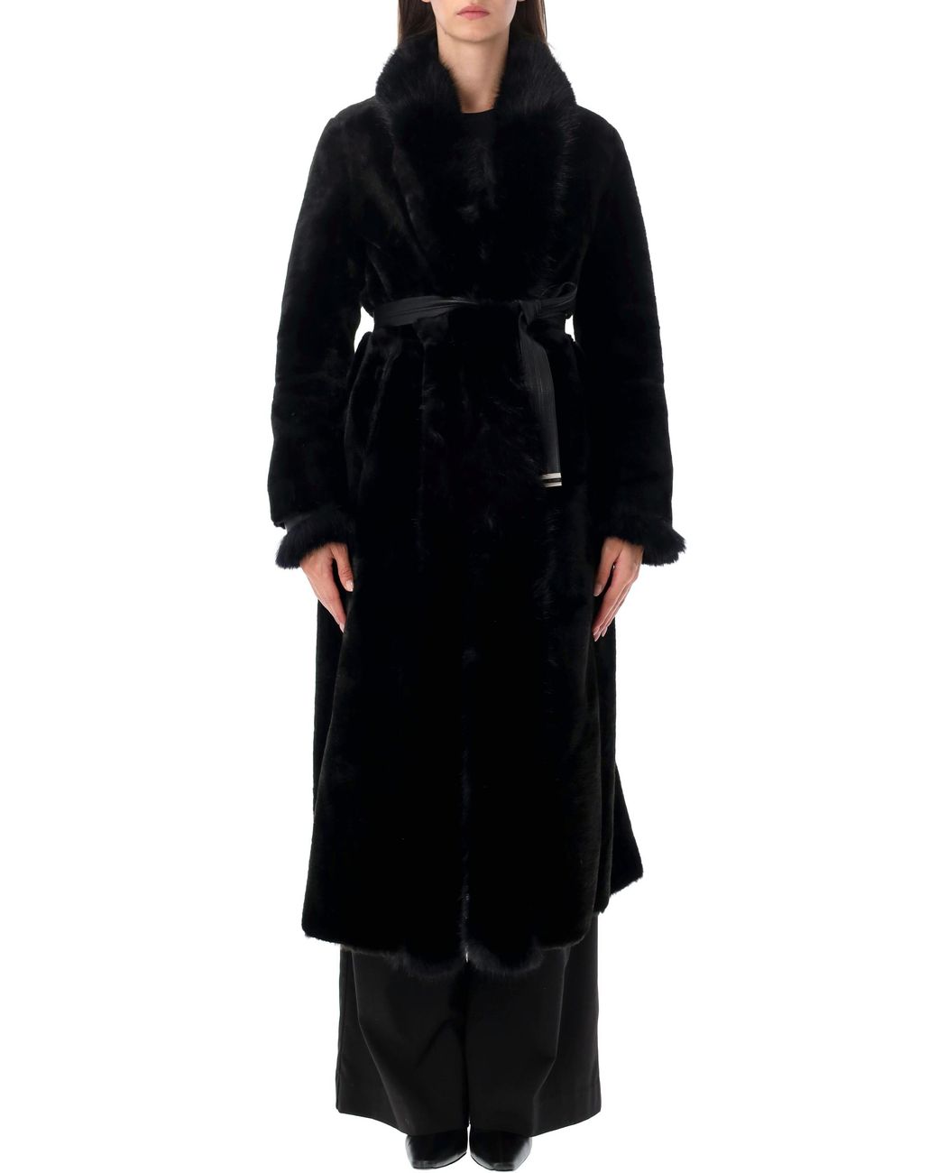 Urbancode Black Long Coat Reversable