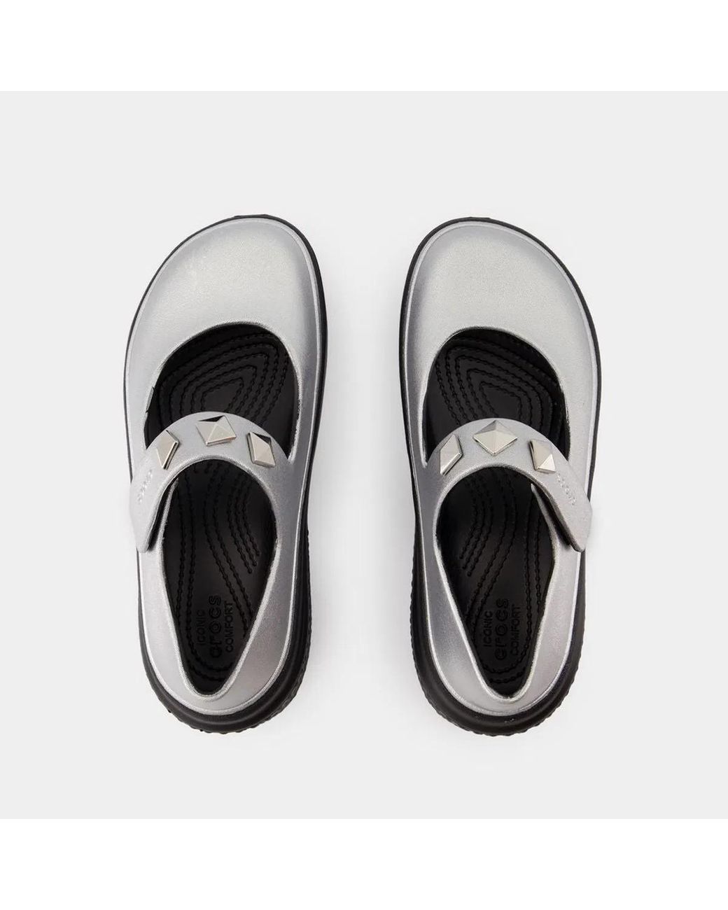CROCSTM Black Stomp Mary Jane Ballerinas