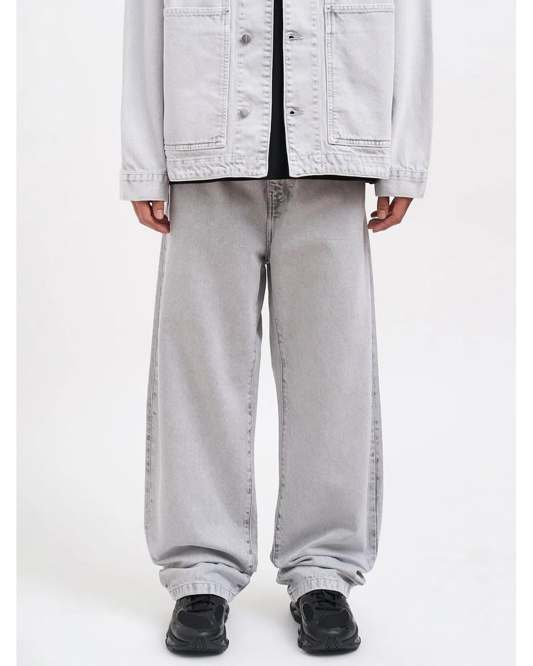Carhartt Gray Landon Pant 'Smithfield' Denim Pants for men