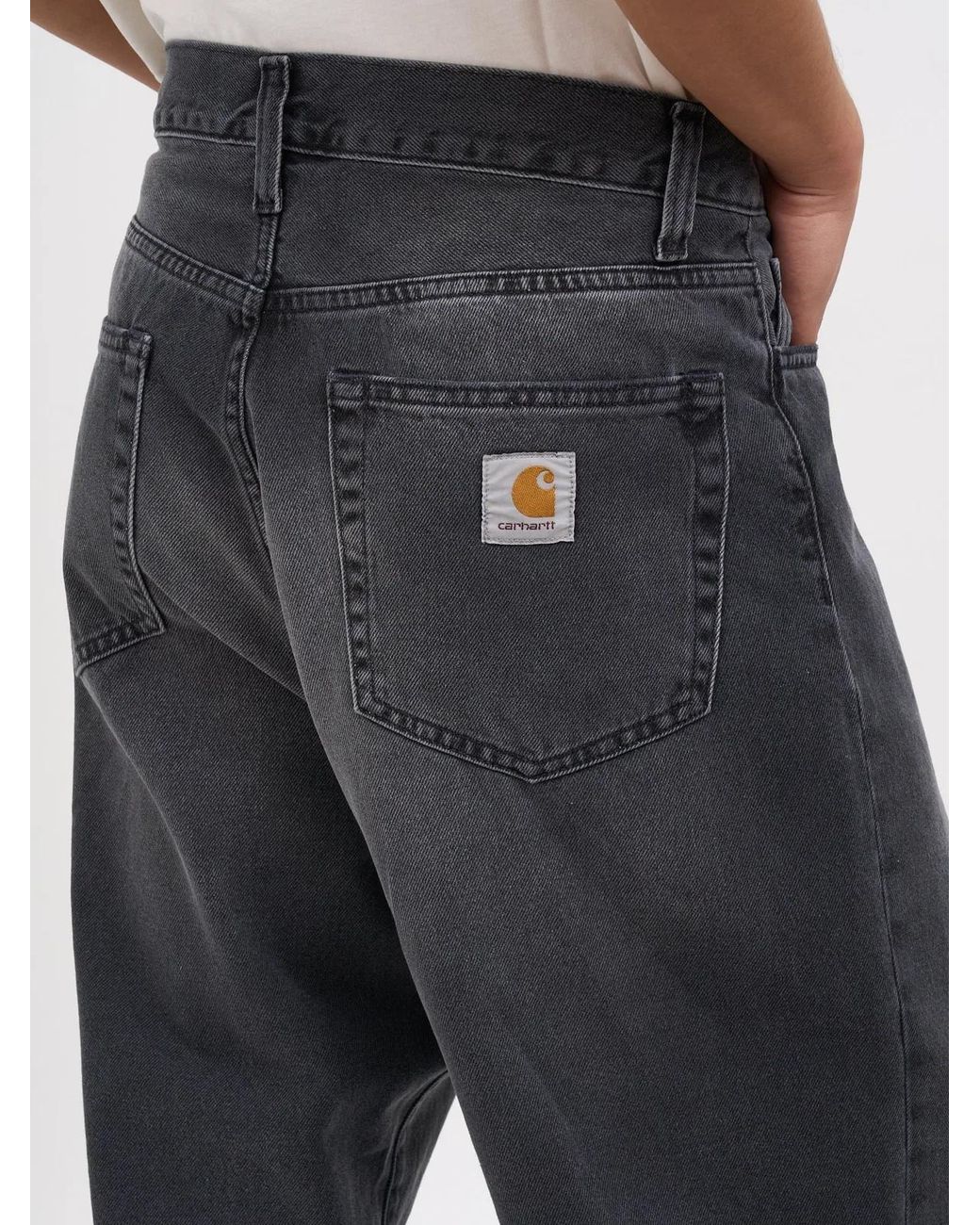 Carhartt Black Landon Pant 'Robertson' Denim for men