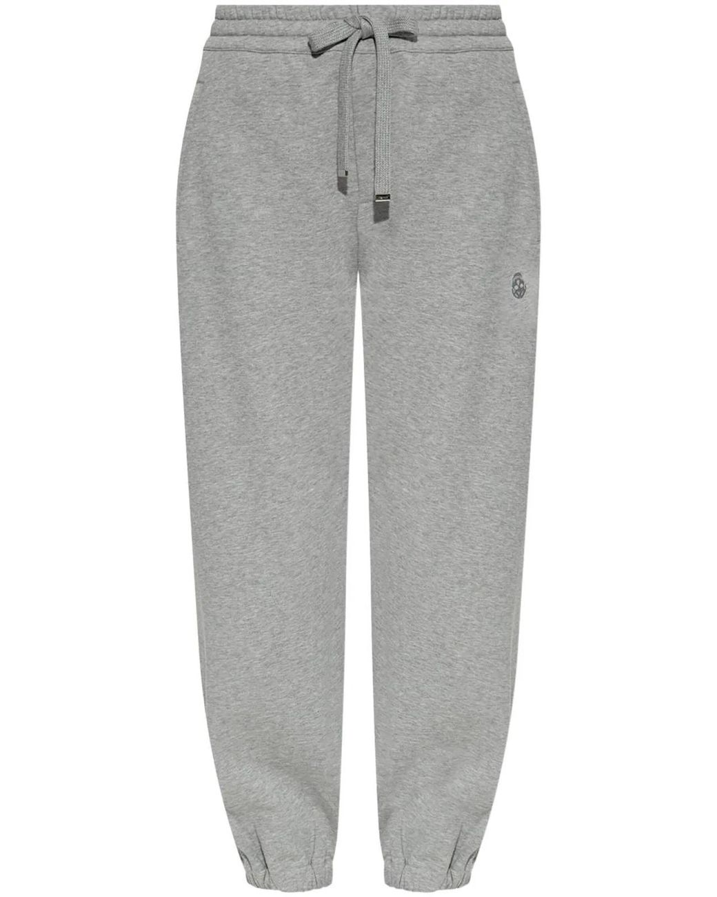 McQueen Gray Cotton Trousers