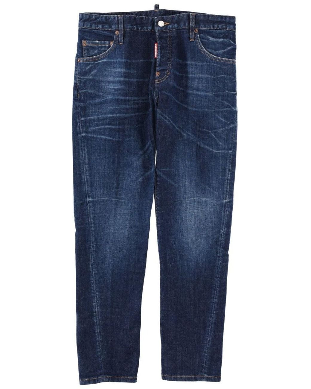 DSquared² Blue Dsquared Cotton Denim Jeans for men
