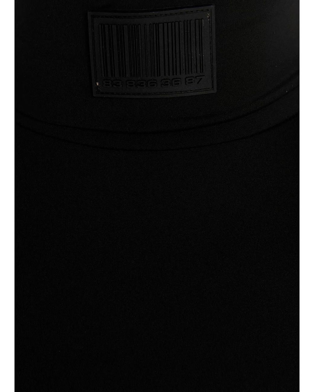 VTMNTS Black Logo Lycra Sweater for men