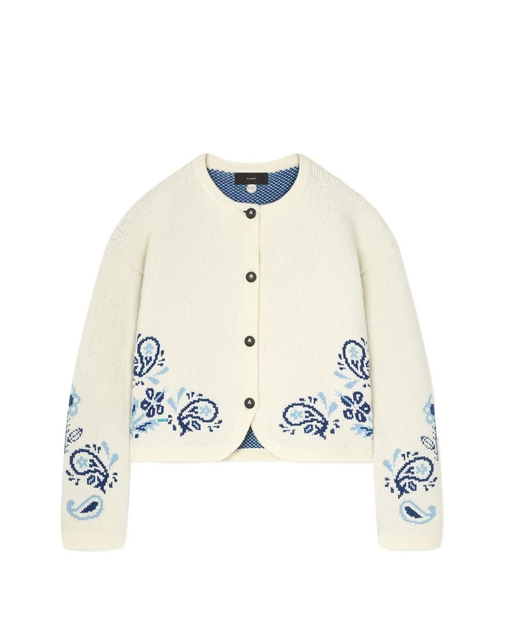 Alanui White Off Wool Jacket