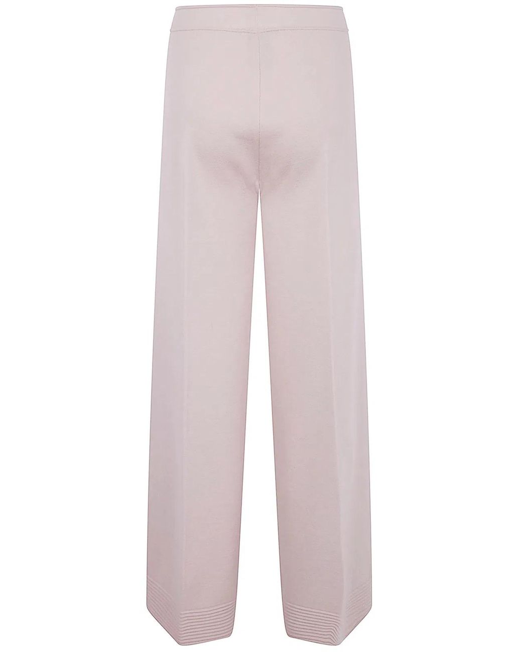 D.exterior White Merinos Comfort Long Trousers