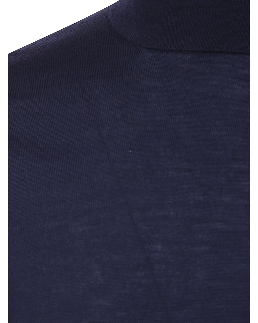 FILIPPO DE LAURENTIIS Blue Turtle Neck Sweater for men