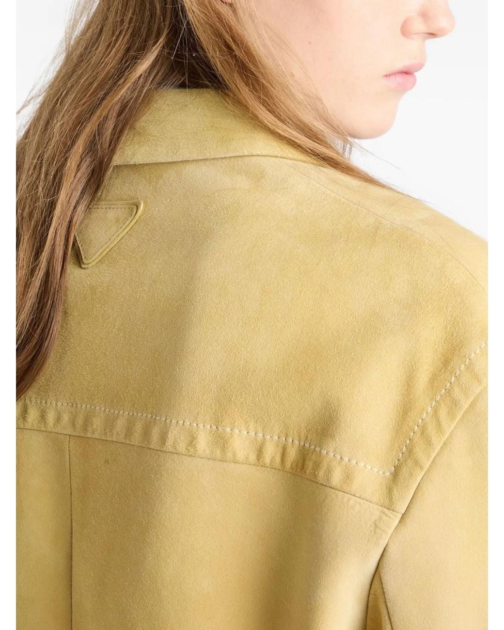 Prada White Lambskin Jacket