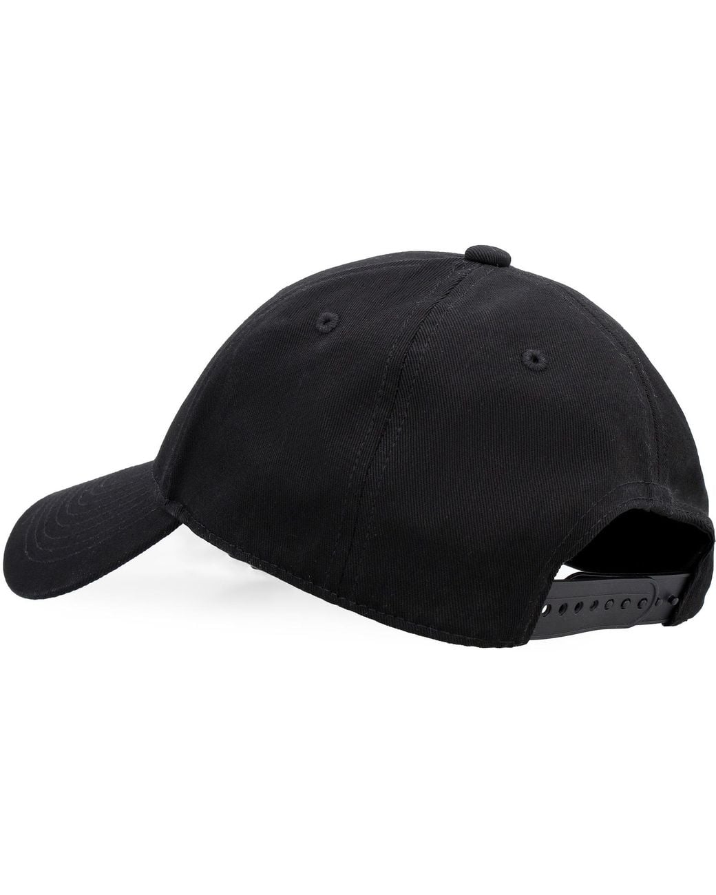 Golden Goose Deluxe Brand Black Logo Baseball Cap for men