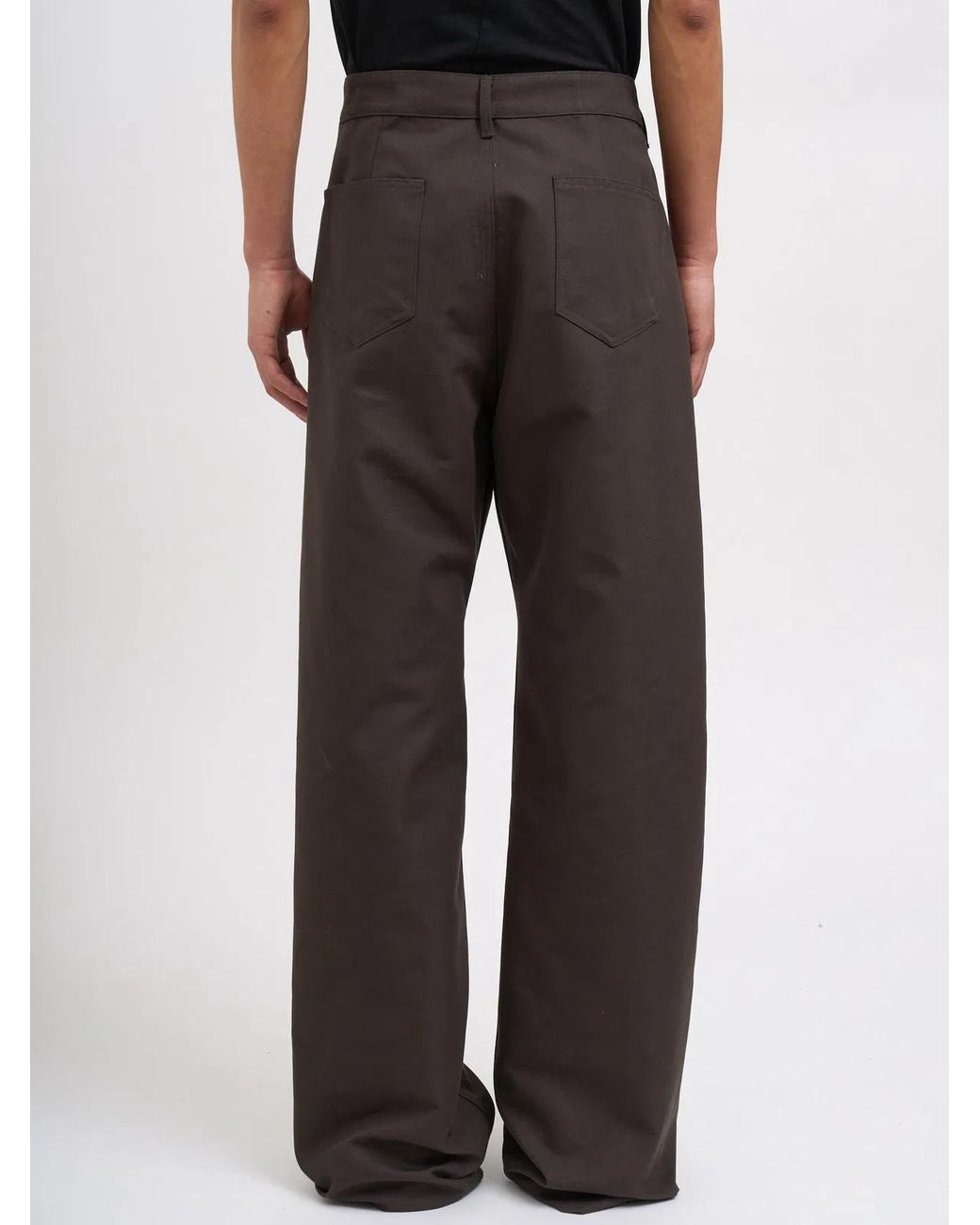 Rick Owens Black Pantaloni Geth Jeans Dark Dust for men