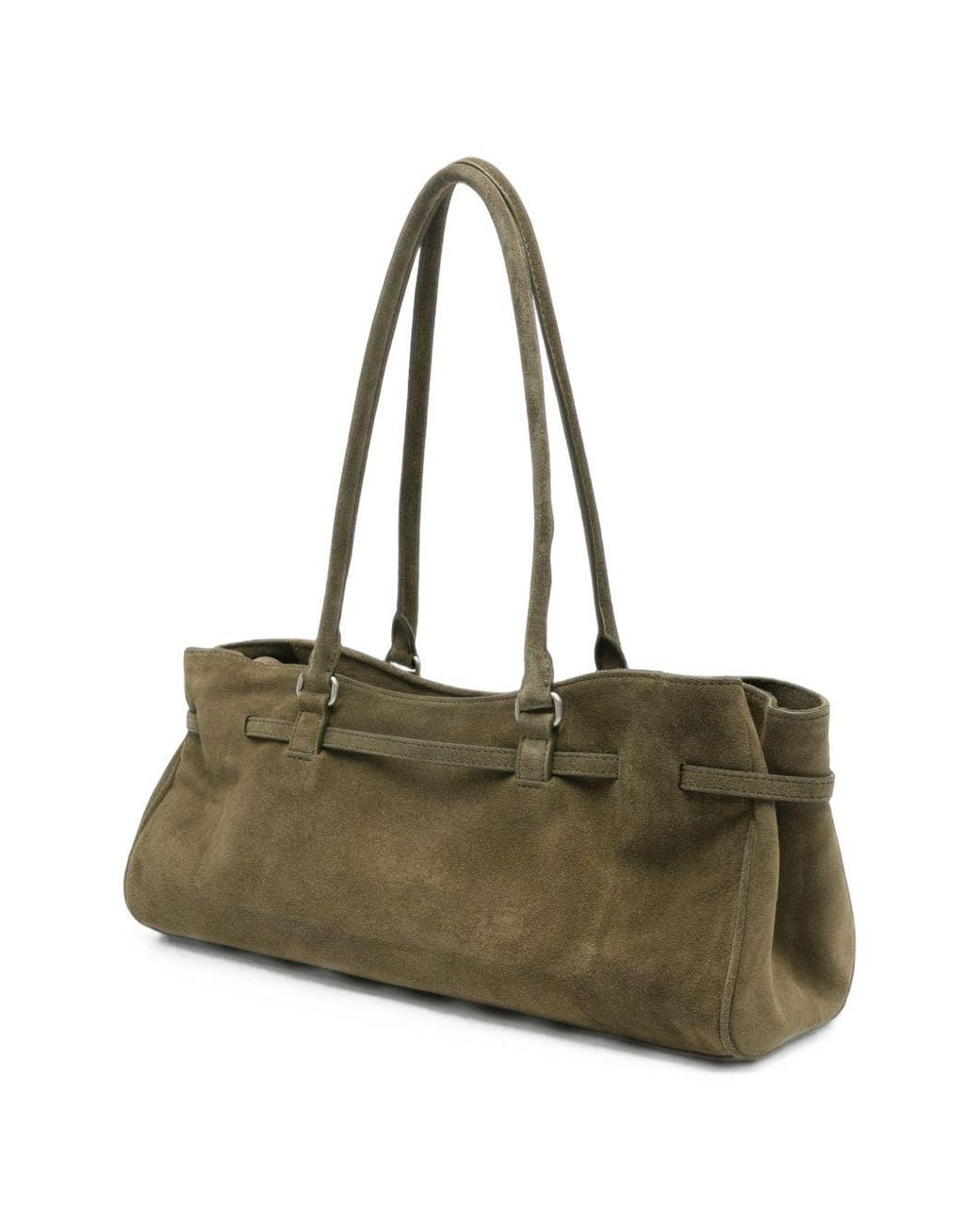 MARGE SHERWOOD Green Grandma Soft Leather Tote Bag