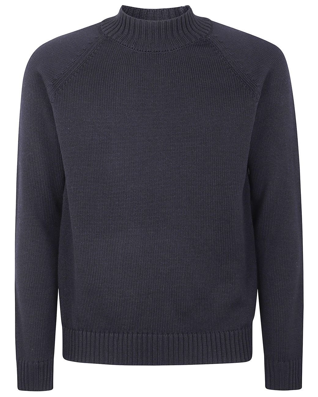 Slowear Blue Sweater With Crew Neck for men
